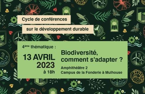 Conférence Développement durable "Biodiversité, comment s'adapter ?"
